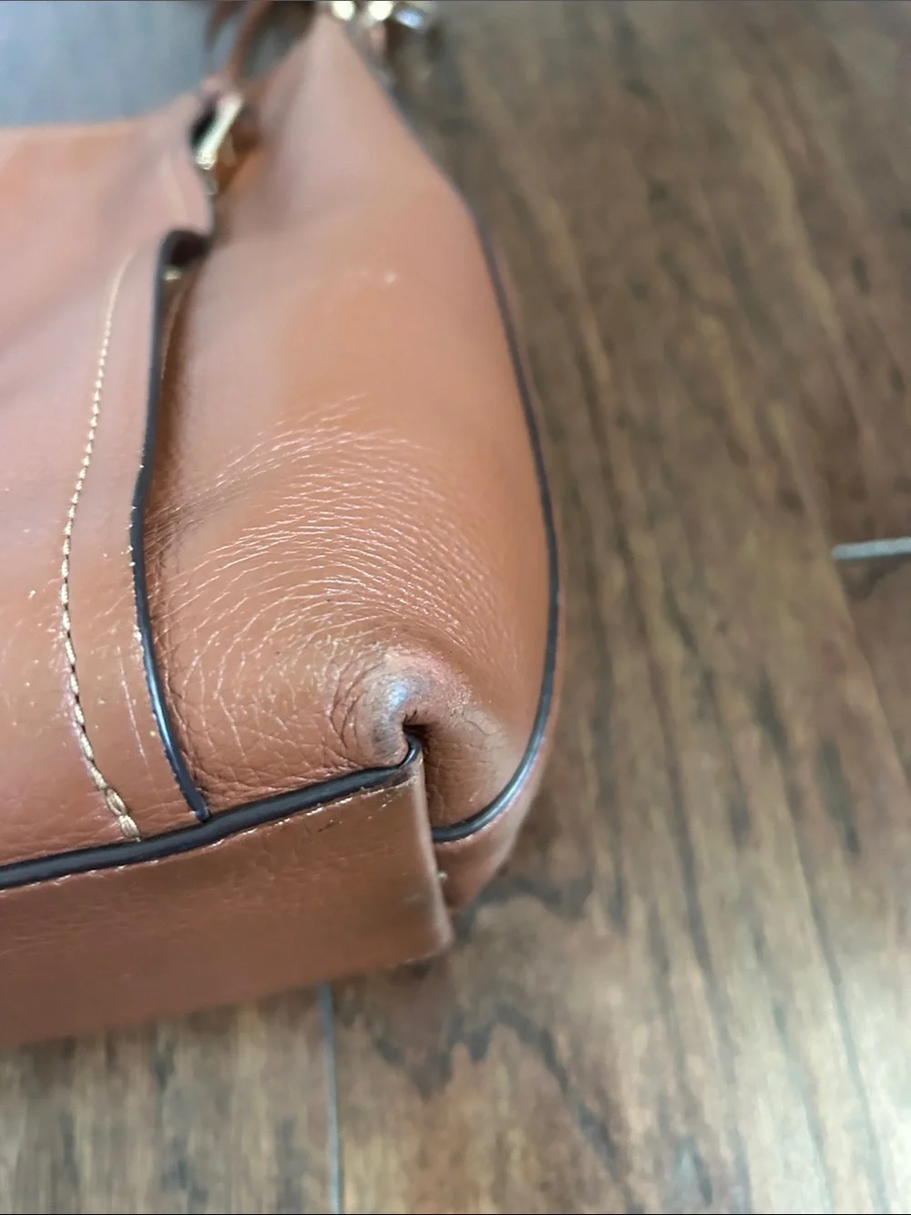 Marlon Coach Pebbled Leather Hobo Bag in Brown
